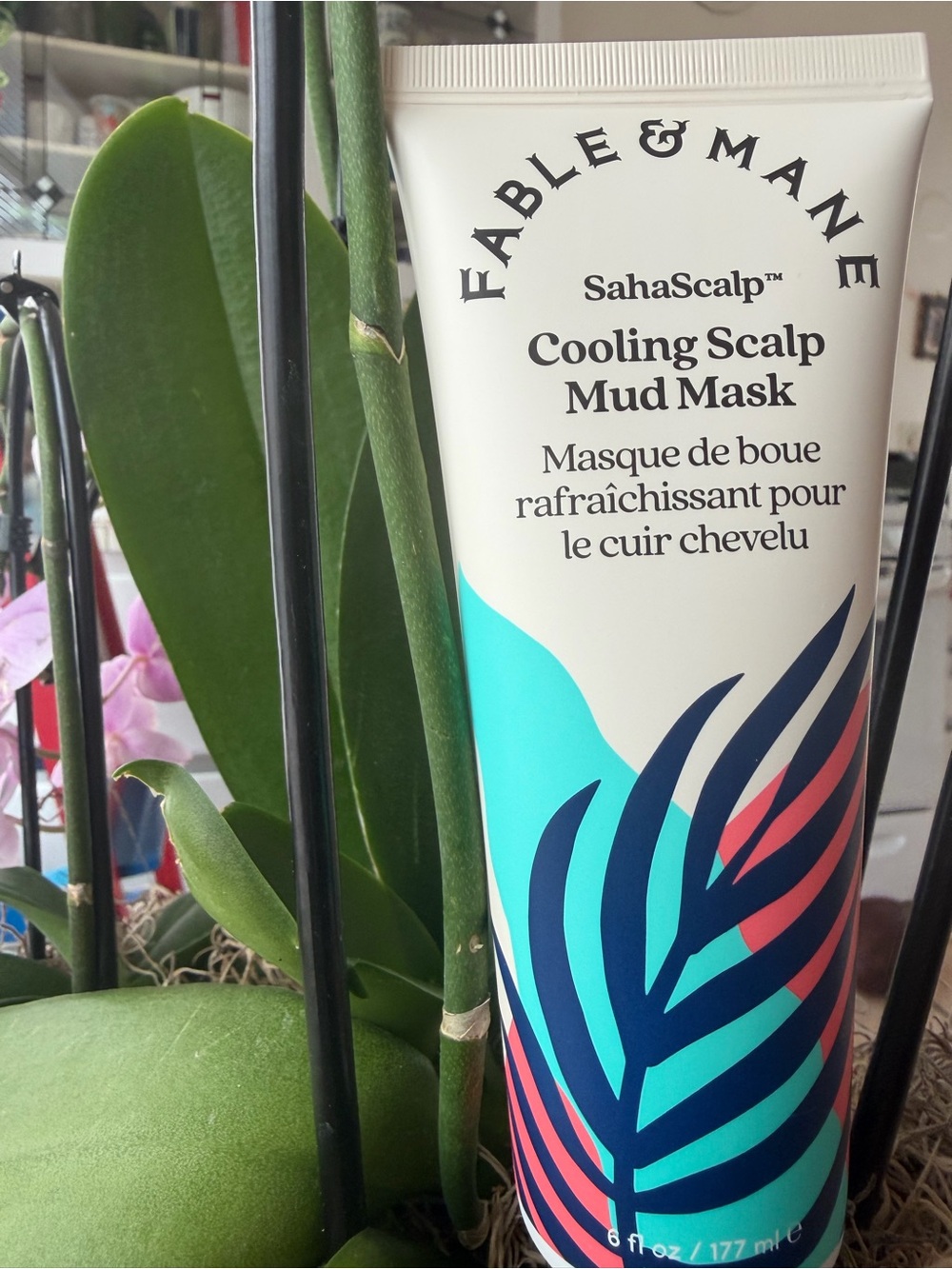 SahaScalp Cooling Scalp Mud Mask - Blue Teal Pink
